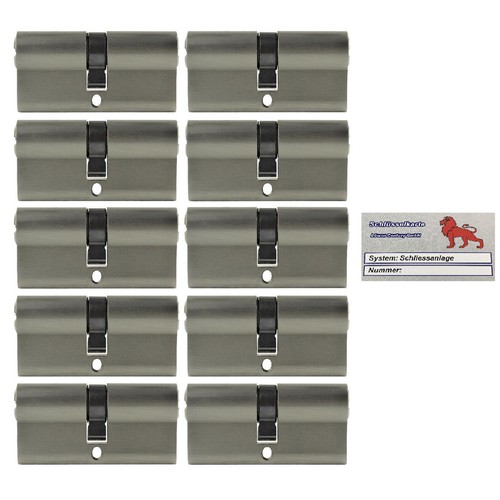 10x profilzylinder 80mm 40 - 10x, 40/40